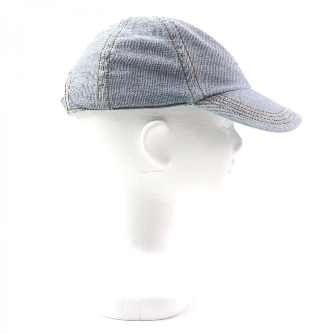 BURBERRY cap 8085749 cotton Indigo mens XS Used Authentic