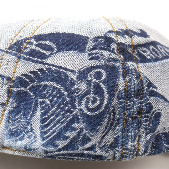 BURBERRY cap 8085749 cotton Indigo mens XS Used Authentic