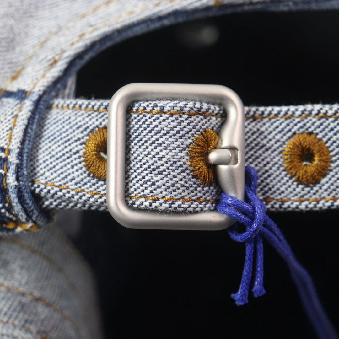 BURBERRY cap 8085749 cotton Indigo mens XS Used Authentic