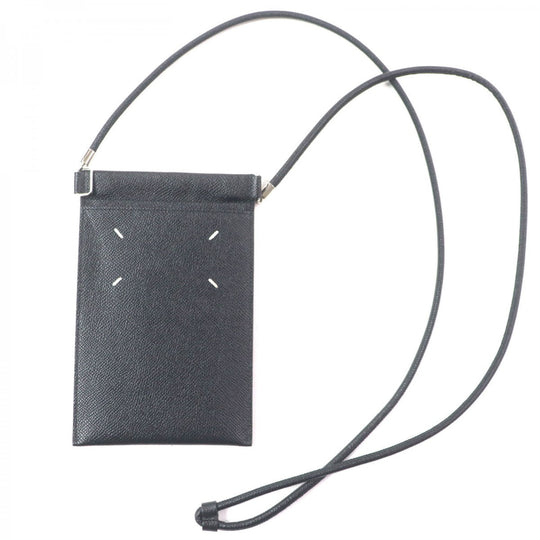 Maison Margiela Shoulder Bag SA1VZ002 Main: Leather black mens Used Authentic