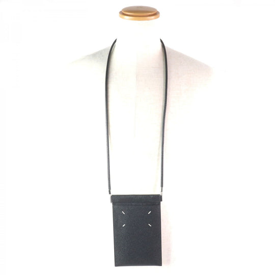 Maison Margiela Shoulder Bag SA1VZ002 Main: Leather black mens Used Authentic