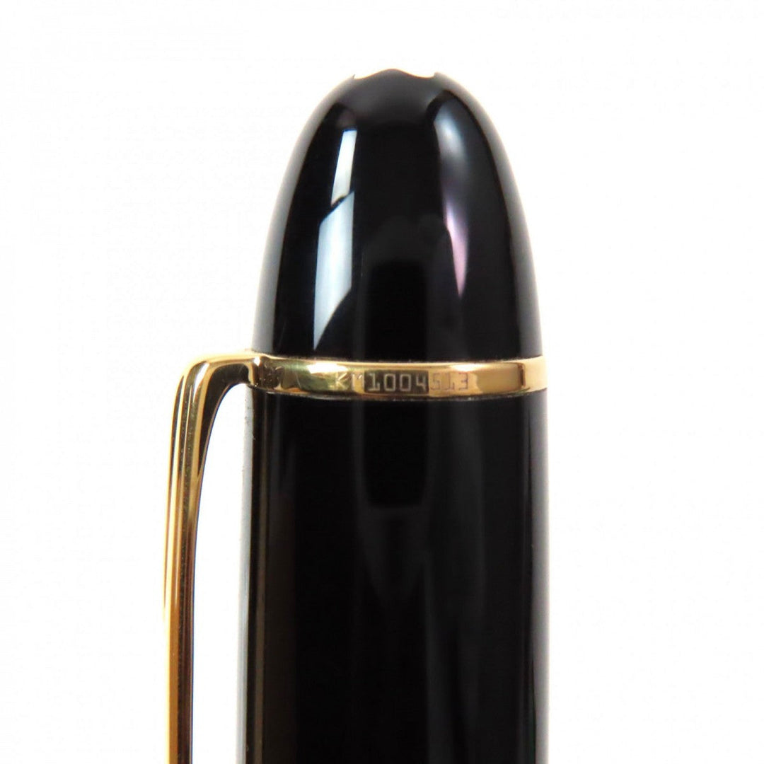 MONTBLANC fountain pen Pen tip: 18K Black gold Meisterstck mens Used Authentic
