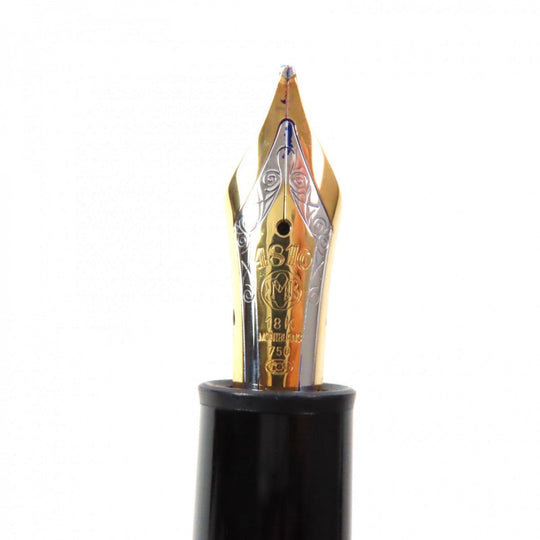 MONTBLANC fountain pen Pen tip: 18K Black gold Meisterstck mens Used Authentic