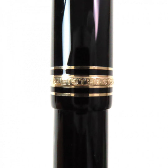 MONTBLANC fountain pen Pen tip: 18K Black gold Meisterstck mens Used Authentic