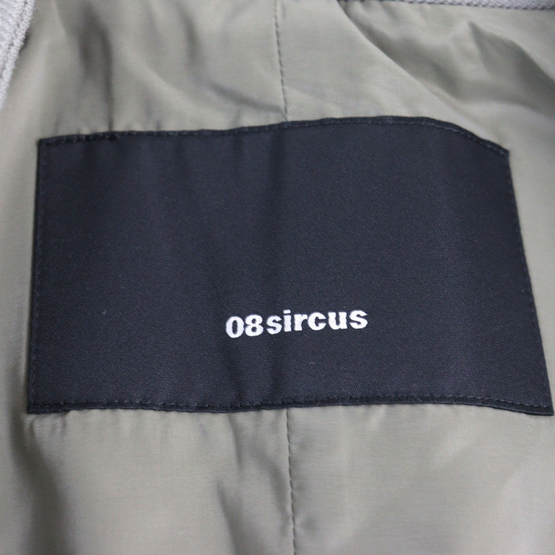 08sircus Best S23AW-OT08 wool Khaki Twill double face rever long gilet mens 1 Used Authentic