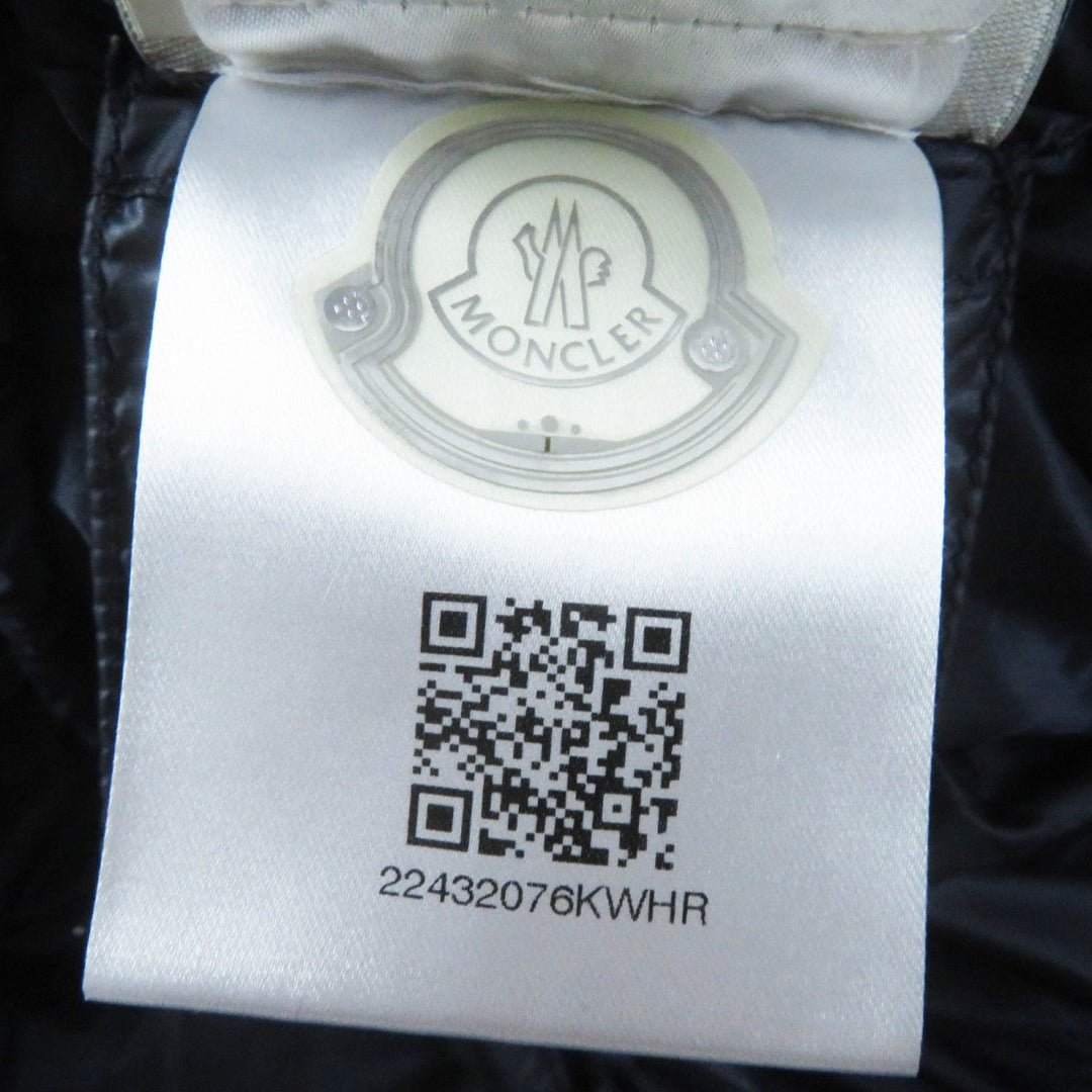 MONCLER down coat Main: 100% nylon, Lining: 100% nylon, Filling: 90% down, Filling: 10% feather, Fur: raccoon Navy HERMIFUR Women 00 Used Authentic