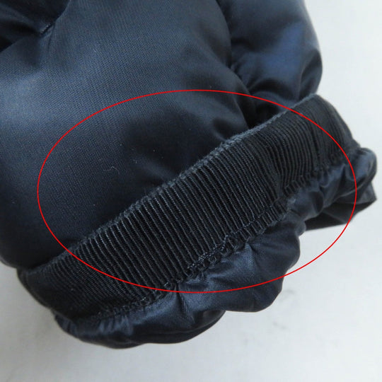 MONCLER down coat Main: 100% nylon, Lining: 100% nylon, Filling: 90% down, Filling: 10% feather, Fur: raccoon Navy HERMIFUR Women 00 Used Authentic