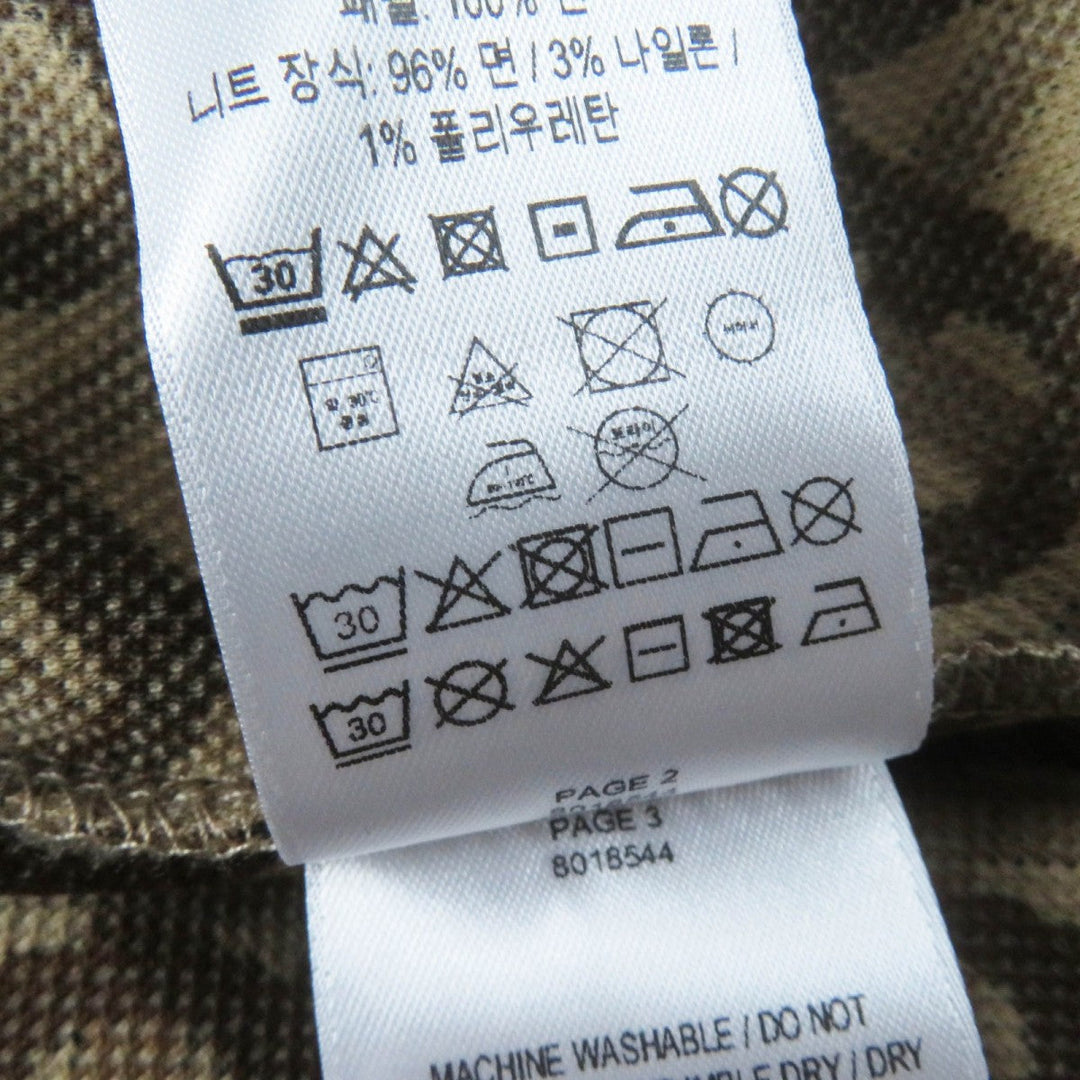 BURBERRY Short sleeve polo shirt 8018544 Main: 100% cotton, Part: 96% cotton, Part: 3% nylon, Part: 1% polyurethane, Part: 100% cotton Brown Women XXS Used Authentic