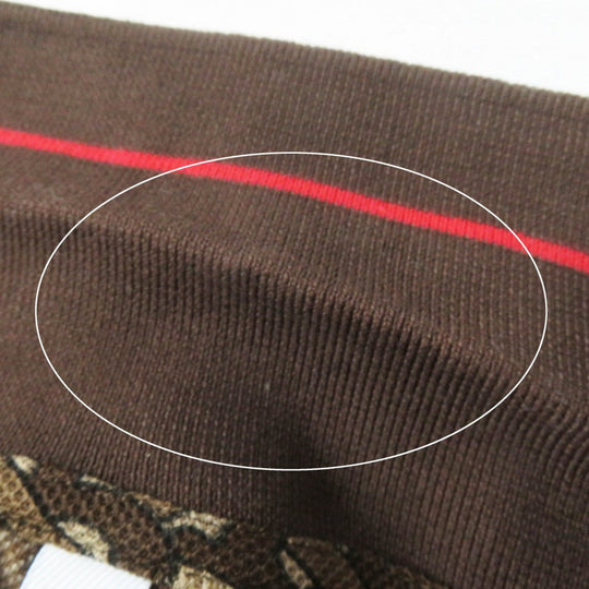 BURBERRY Short sleeve polo shirt 8018544 Main: 100% cotton, Part: 96% cotton, Part: 3% nylon, Part: 1% polyurethane, Part: 100% cotton Brown Women XXS Used Authentic