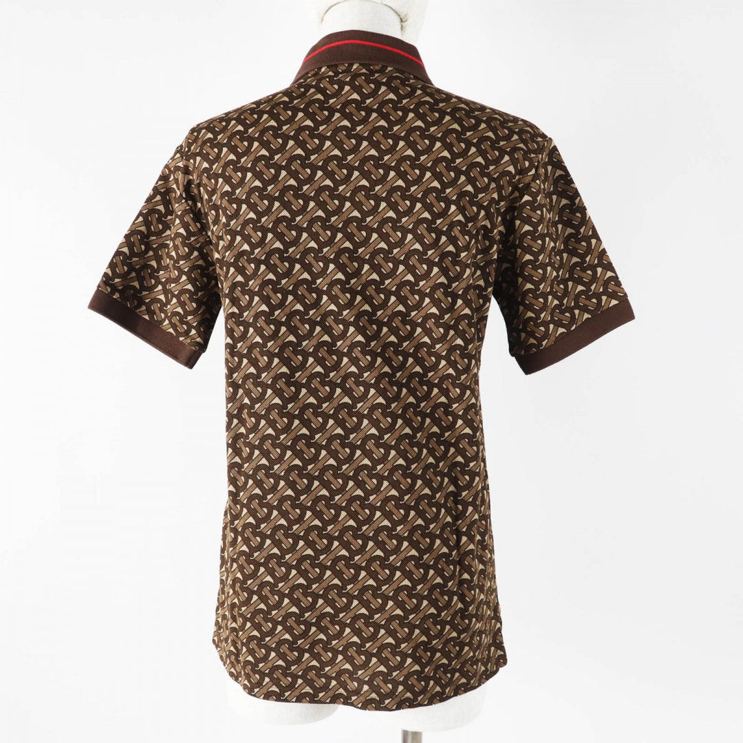 BURBERRY Short sleeve polo shirt 8018544 Main: 100% cotton, Part: 96% cotton, Part: 3% nylon, Part: 1% polyurethane, Part: 100% cotton Brown Women XXS Used Authentic
