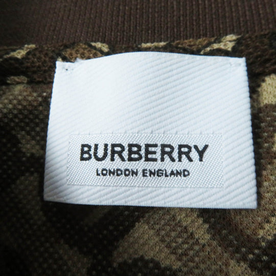 BURBERRY Short sleeve polo shirt 8018544 Main: 100% cotton, Part: 96% cotton, Part: 3% nylon, Part: 1% polyurethane, Part: 100% cotton Brown Women XXS Used Authentic