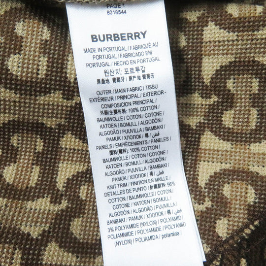 BURBERRY Short sleeve polo shirt 8018544 Main: 100% cotton, Part: 96% cotton, Part: 3% nylon, Part: 1% polyurethane, Part: 100% cotton Brown Women XXS Used Authentic