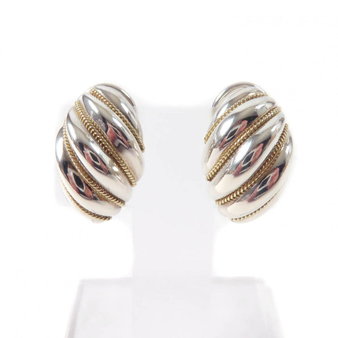 TIFFANY&Co. Earring Main: SV925, Part: 750 Silver gold Women Used Authentic
