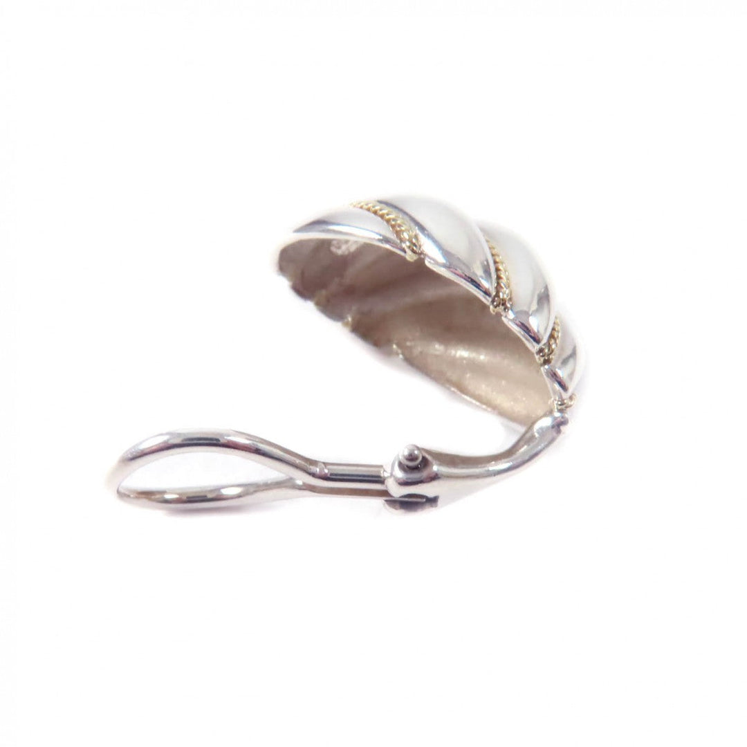 TIFFANY&Co. Earring Main: SV925, Part: 750 Silver gold Women Used Authentic