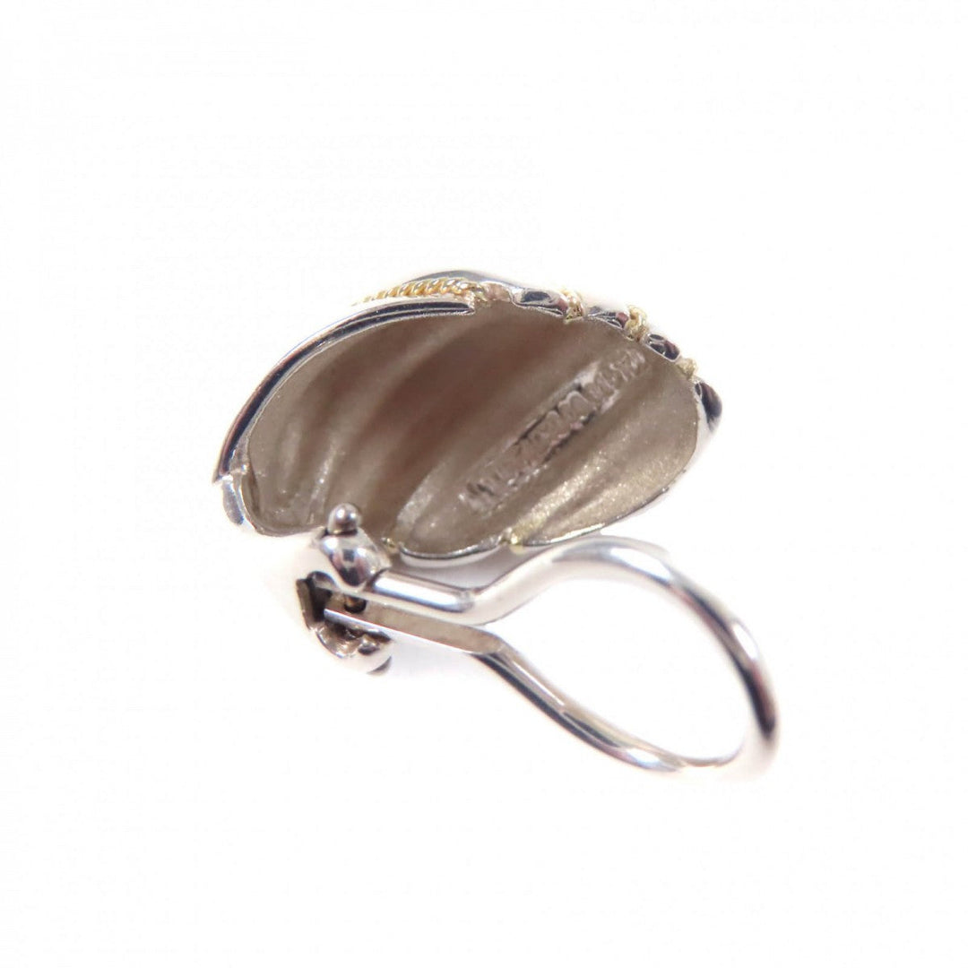 TIFFANY&Co. Earring Main: SV925, Part: 750 Silver gold Women Used Authentic