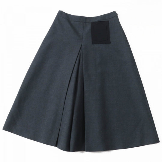 Maison Margiela Pants S51MA0463 Main: 55% polyester, Main: 45% wool, Main: 100% cotton, Lining: 100% rayon Charcoal gray Women 40 Used Authentic