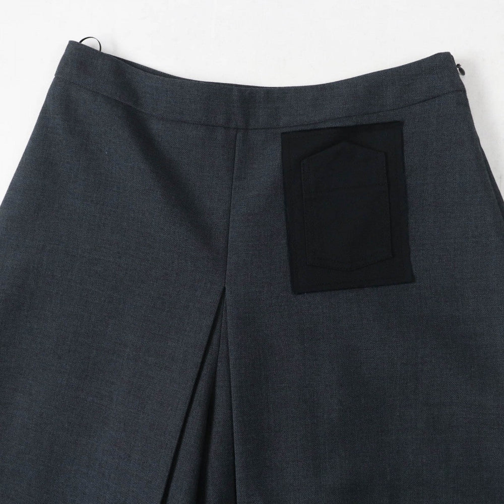 Maison Margiela Pants S51MA0463 Main: 55% polyester, Main: 45% wool, Main: 100% cotton, Lining: 100% rayon Charcoal gray Women 40 Used Authentic