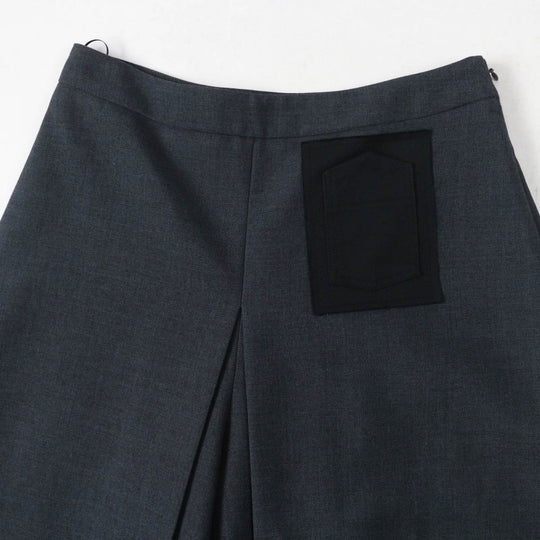 Maison Margiela Pants S51MA0463 Main: 55% polyester, Main: 45% wool, Main: 100% cotton, Lining: 100% rayon Charcoal gray Women 40 Used Authentic