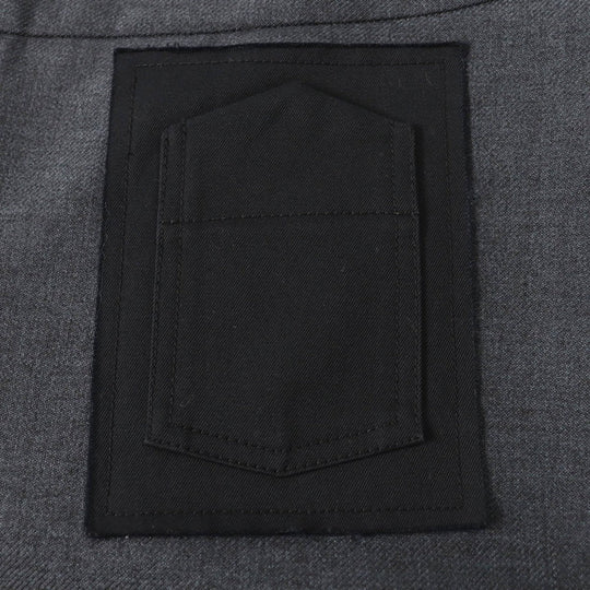 Maison Margiela Pants S51MA0463 Main: 55% polyester, Main: 45% wool, Main: 100% cotton, Lining: 100% rayon Charcoal gray Women 40 Used Authentic