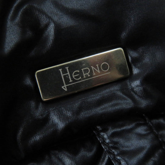 Herno Down jacket PI0969D Outer: 90% polyester, Outer: 10% polyurethane, Outer: 100% nylon, Filling: 90% down, Filling: 10% feather black Women 40 Used Authentic