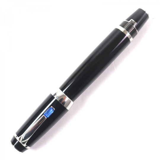 MONTBLANC fountain pen 14K Black Silver Boheme