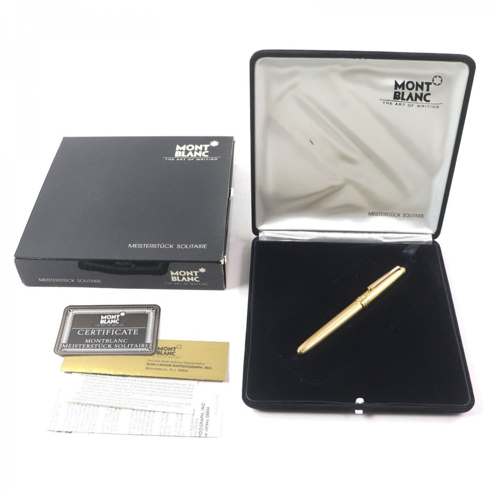 MONTBLANC fountain pen Pen tip: 18K gold Meisterstck Solitaire mens Used Authentic