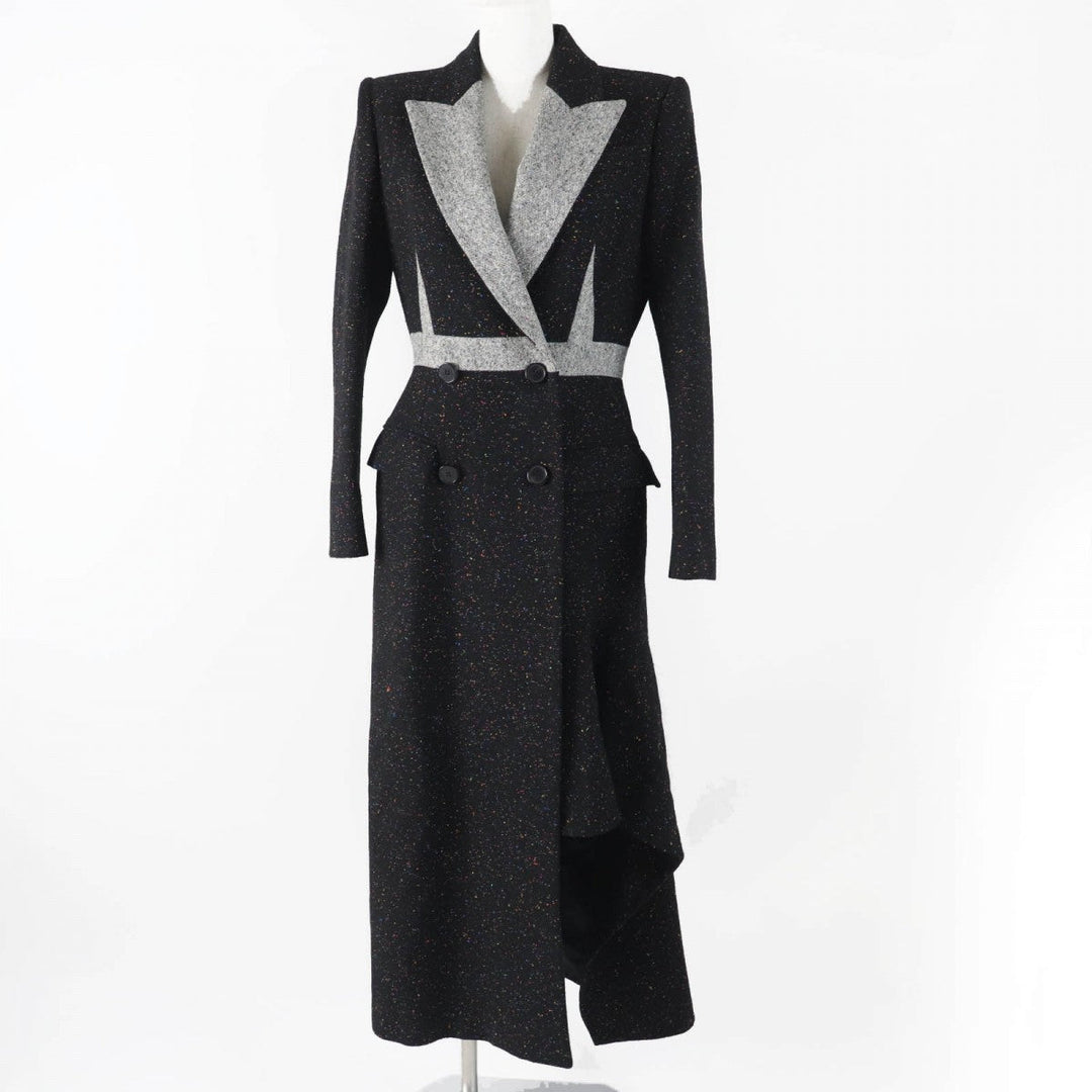 Alexander McQueen coat 627522 wool multicolor Women 40 Used Authentic