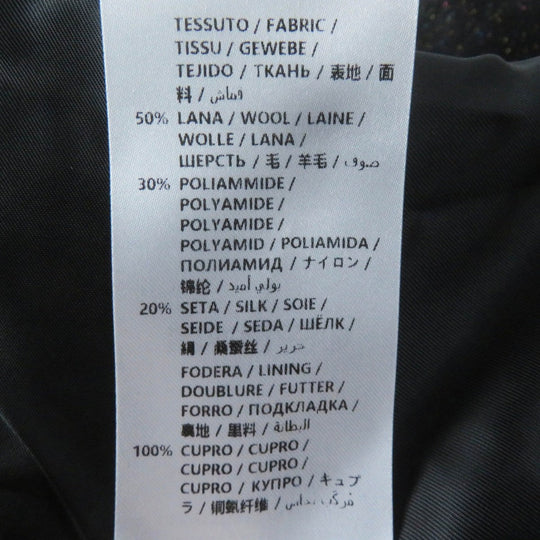 Alexander McQueen coat 627522 wool multicolor Women 40 Used Authentic