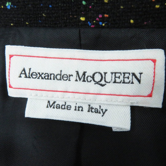 Alexander McQueen coat 627522 wool multicolor Women 40 Used Authentic