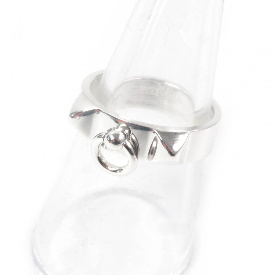 HERMES Ring Main�FAG925 Silver Corey de Cyan Women Used Authentic