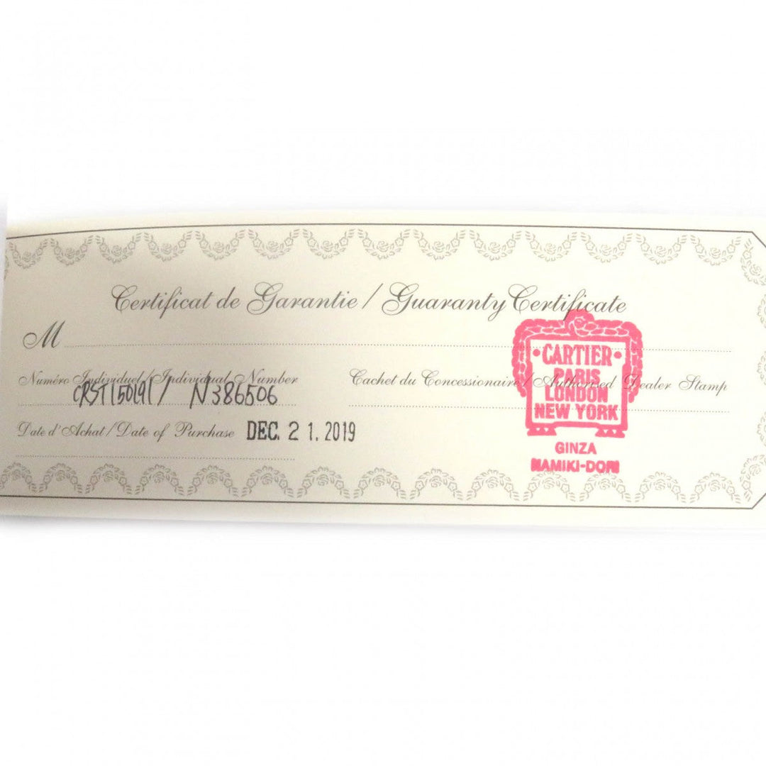 CARTIER Ballpoint pen Steel (palladium finish) Silver mens Used Authentic