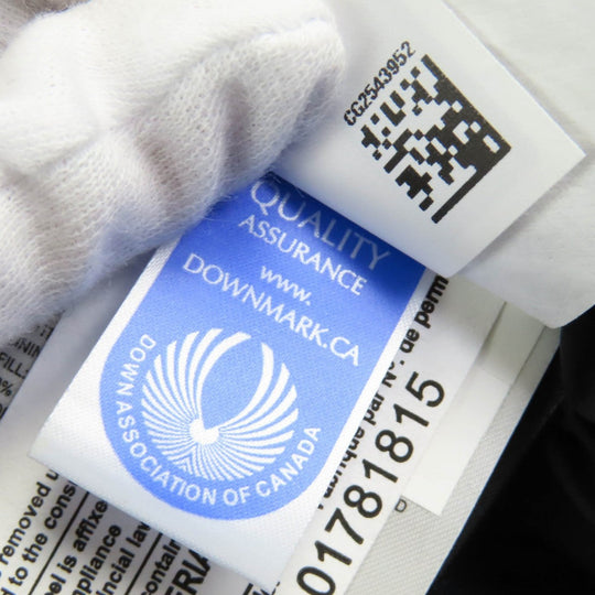 CANADA GOOSE Down jacket 3438JM Outer: 85% polyester, Outer: 15% cotton, Lining: 100% nylon, Part: 98% acrylic, Part: 2% polyester black JASPER PARKA Jasper Parka mens S Used Authentic