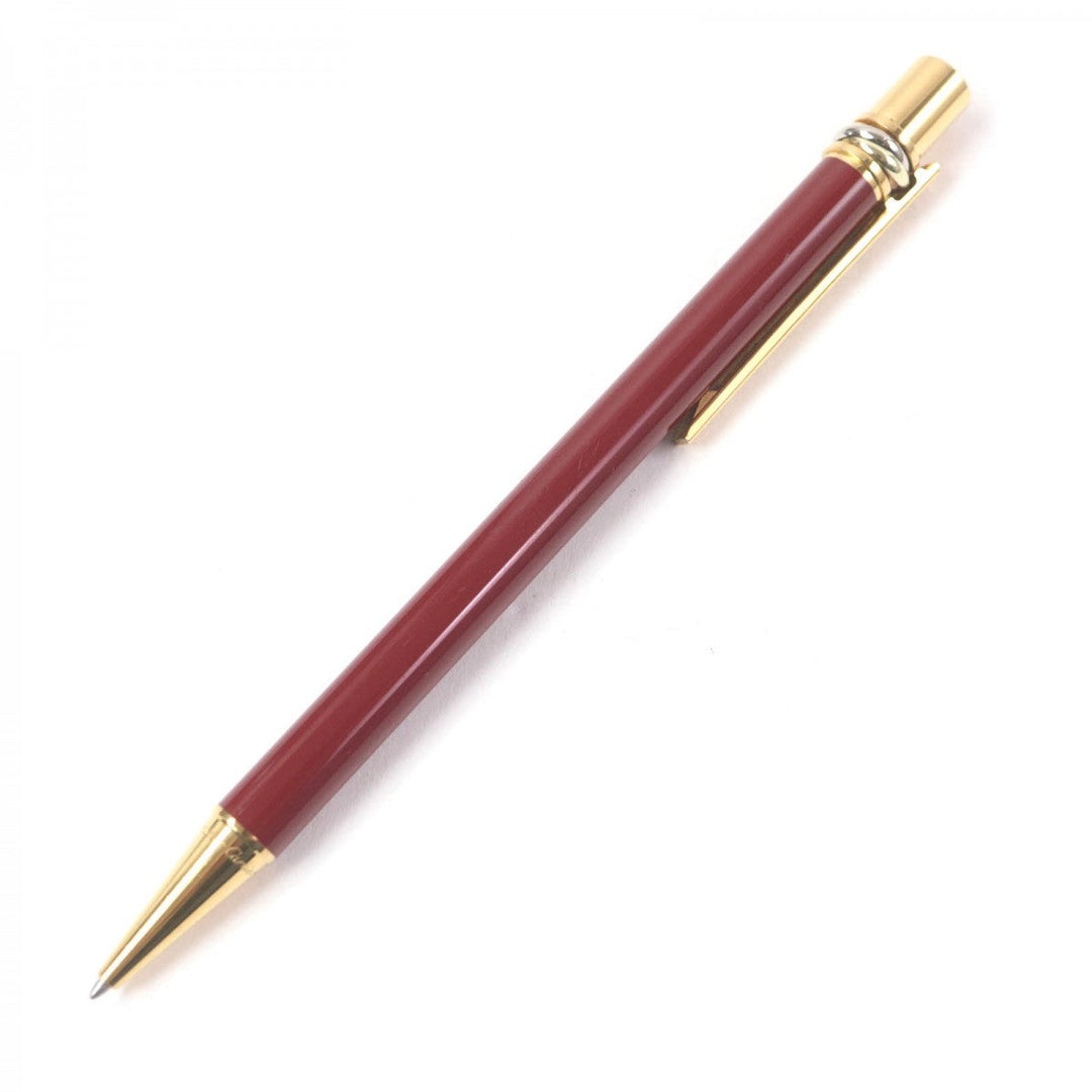 CARTIER Ballpoint pen ST150190 metal Bordeaux Trinity logo writing instruments, stationery Must de Cartier Ballpoint Pen Women(Unisex) Used Authentic