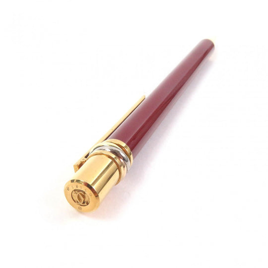 CARTIER Ballpoint pen ST150190 metal Bordeaux Trinity logo writing instruments, stationery Must de Cartier Ballpoint Pen Women(Unisex) Used Authentic