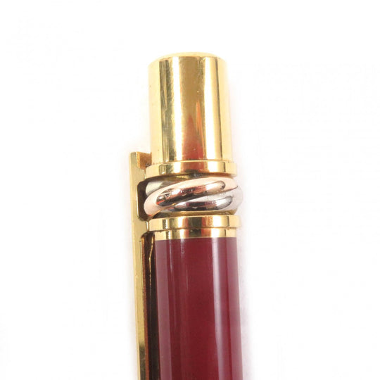 CARTIER Ballpoint pen ST150190 metal Bordeaux Trinity logo writing instruments, stationery Must de Cartier Ballpoint Pen Women(Unisex) Used Authentic