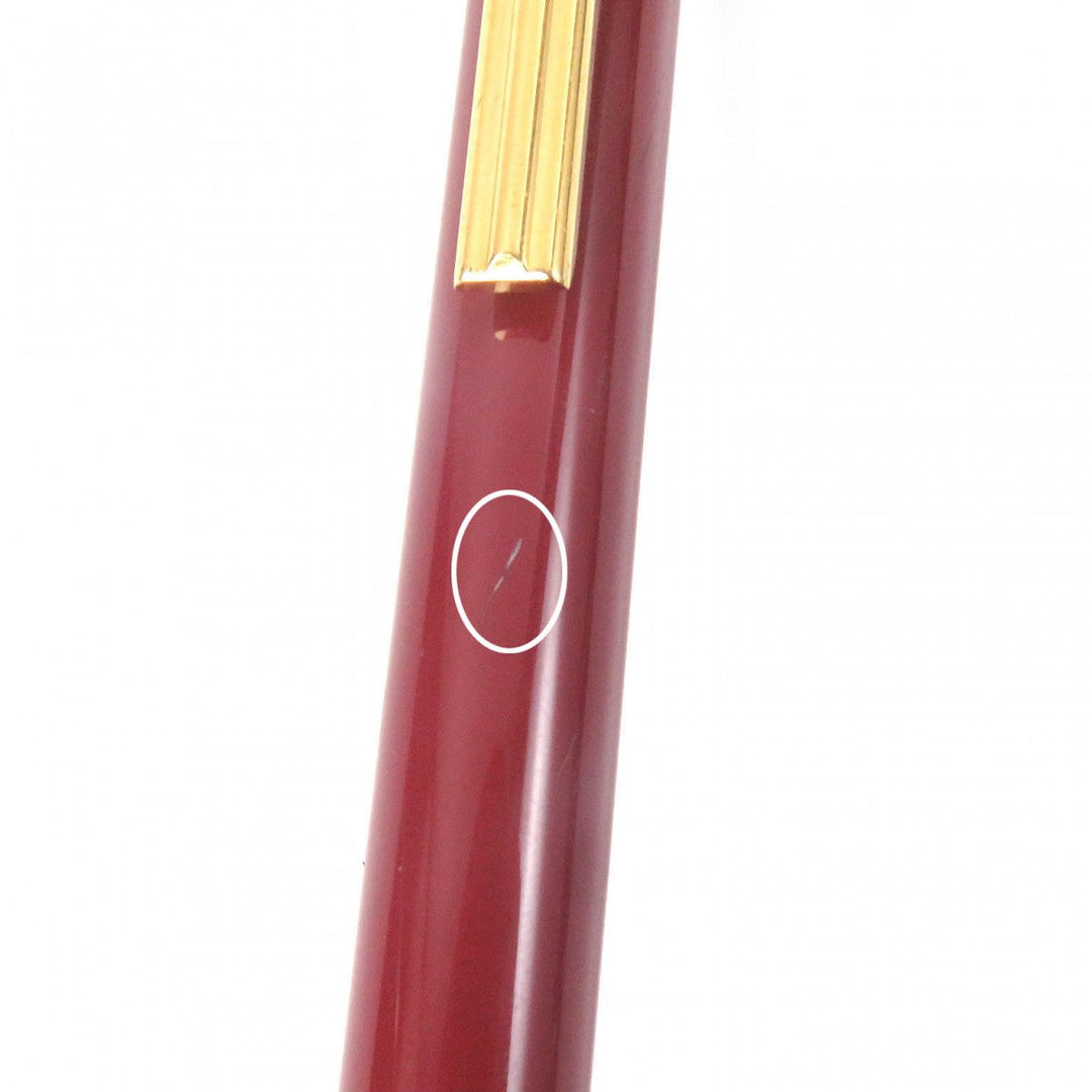 CARTIER Ballpoint pen ST150190 metal Bordeaux Trinity logo writing instruments, stationery Must de Cartier Ballpoint Pen Women(Unisex) Used Authentic