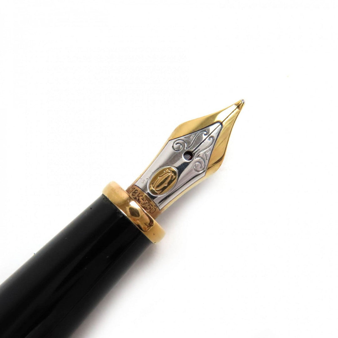 CARTIER fountain pen Pen tip: 18K Black gold Diaboro de Cartier mens Used Authentic