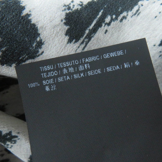 SAINT LAURENT PARIS Long sleeve shirt 465896 Main: 100% silk Brown type Women 36 Used Authentic