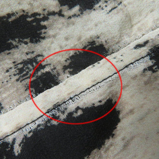 SAINT LAURENT PARIS Long sleeve shirt 465896 Main: 100% silk Brown type Women 36 Used Authentic