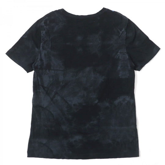 GUCCI Short sleeve T-shirt 457936 Main: 100% cotton, Part: 100% cotton, Part: 100% polyester black Floral Embroidery Tee mens S Used Authentic