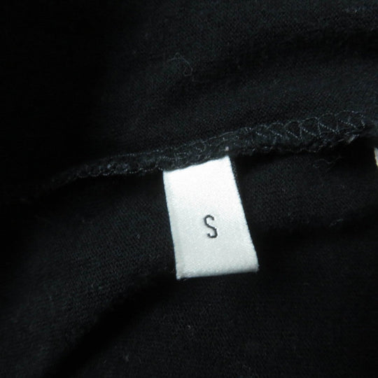 GUCCI Short sleeve T-shirt 457936 Main: 100% cotton, Part: 100% cotton, Part: 100% polyester black Floral Embroidery Tee mens S Used Authentic