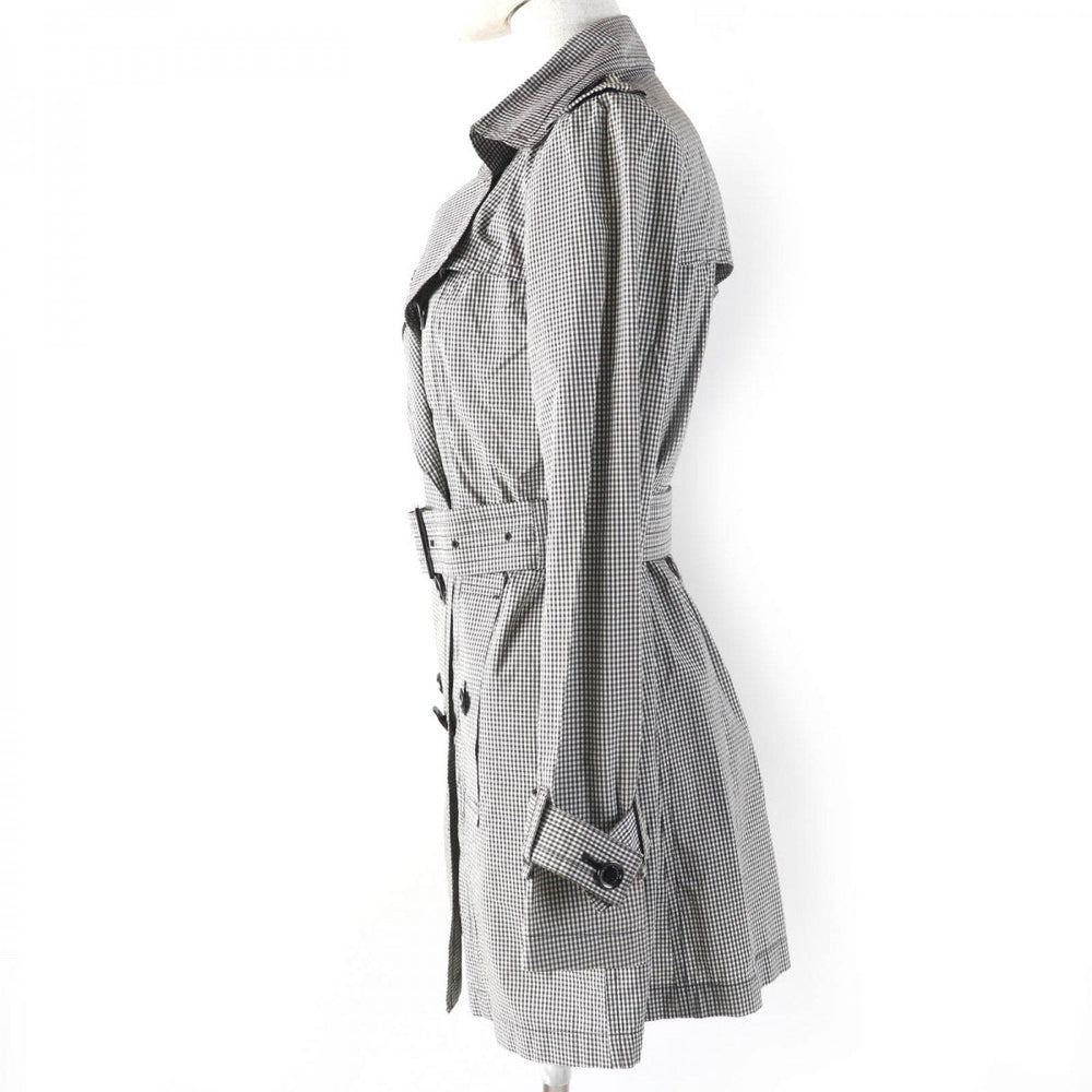 BURBERRY BLACK LABEL trench coat cotton Black Women 38 Used Authentic