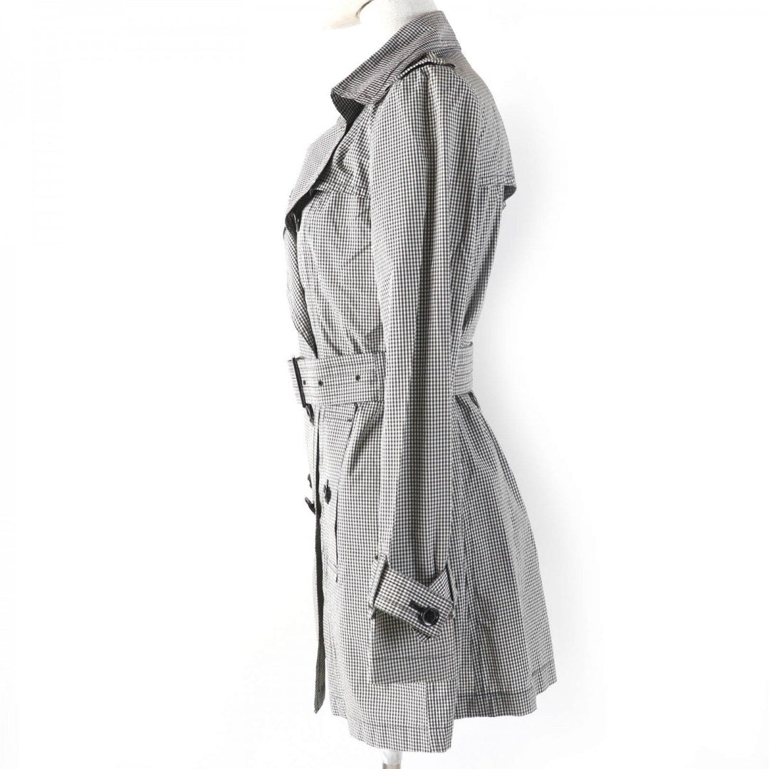 BURBERRY BLACK LABEL trench coat cotton Black Women 38 Used Authentic