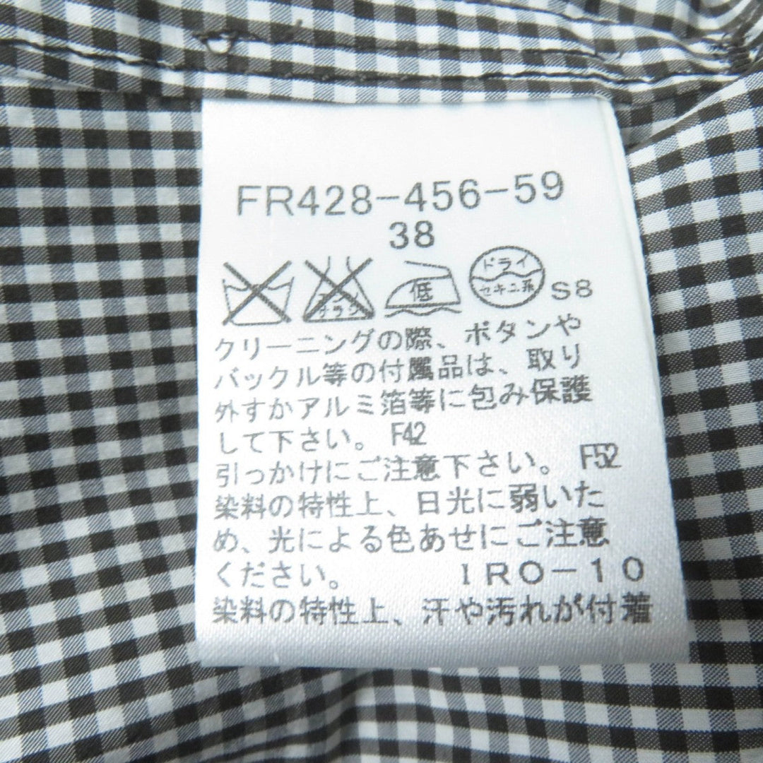 BURBERRY BLACK LABEL trench coat cotton Black Women 38 Used Authentic