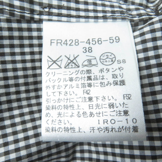 BURBERRY BLACK LABEL trench coat cotton Black Women 38 Used Authentic