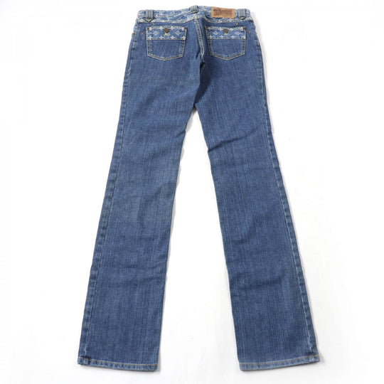 LOUIS VUITTON Denim pants Main: 100% cotton Indigo Women 38 Used Authentic