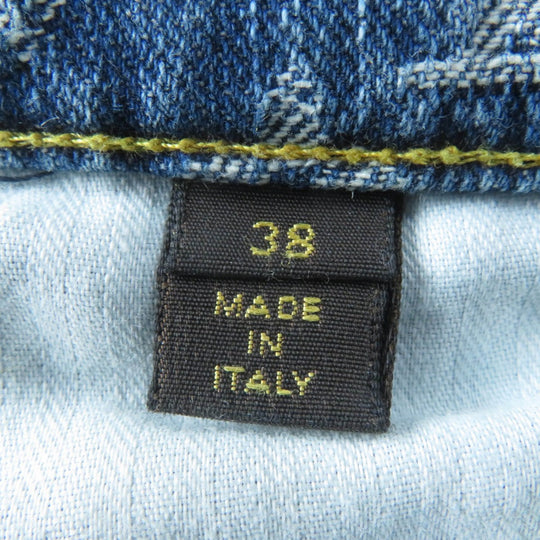 LOUIS VUITTON Denim pants Main: 100% cotton Indigo Women 38 Used Authentic