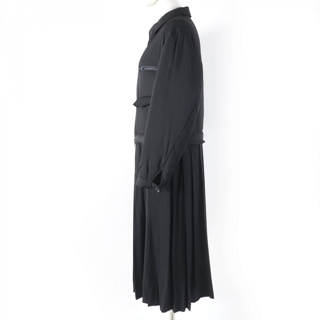 Yohji Yamamoto one piece FM-D13-406 Main: 100% silk, Filling: 100% polyester, Lining: 100% silk, Part: 100% silk black Women 2 Used Authentic