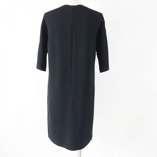 GUCCI one piece 528977 Main: 97% rayon, Main: 3% polyurethane, Part: 65% rayon, Part: 35% cotton black Women 36 Used Authentic