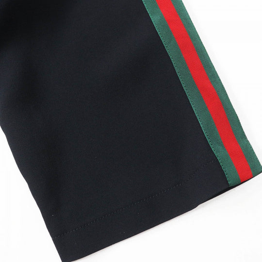 GUCCI one piece 528977 Main: 97% rayon, Main: 3% polyurethane, Part: 65% rayon, Part: 35% cotton black Women 36 Used Authentic